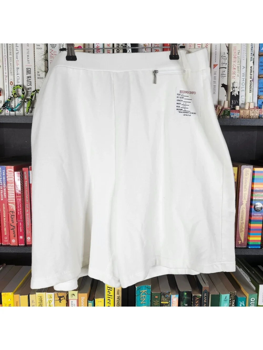 Talbots White 3 Piece Set L XL Embroidered Top Jacket Shorts